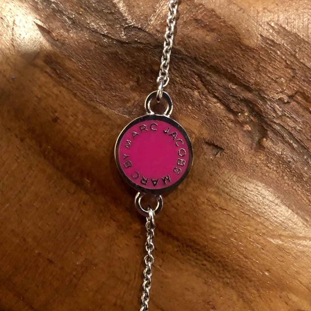 Marc Jacobs Silver & Pink Bracelet